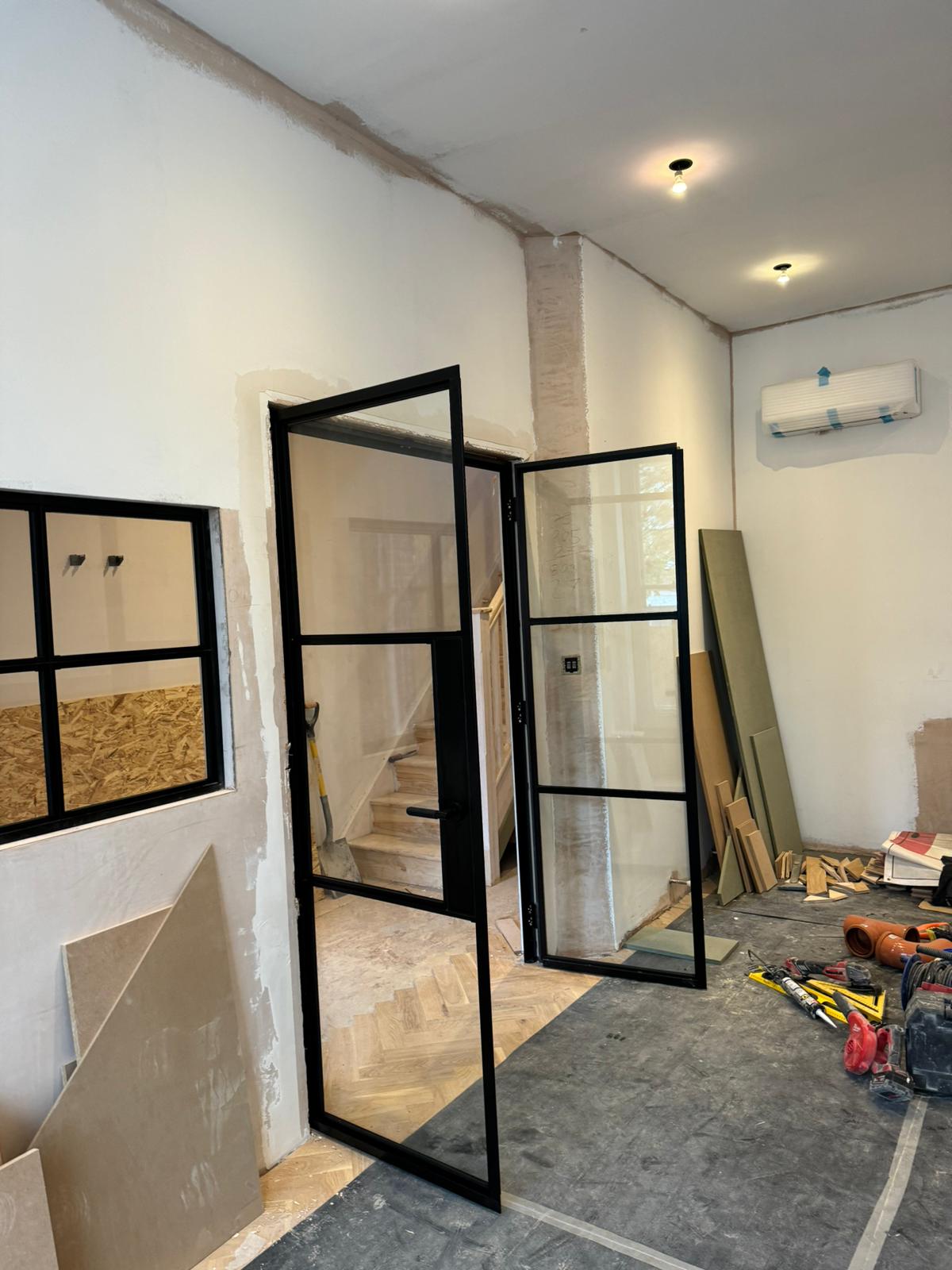 Bespoke steel doors at the Archway project